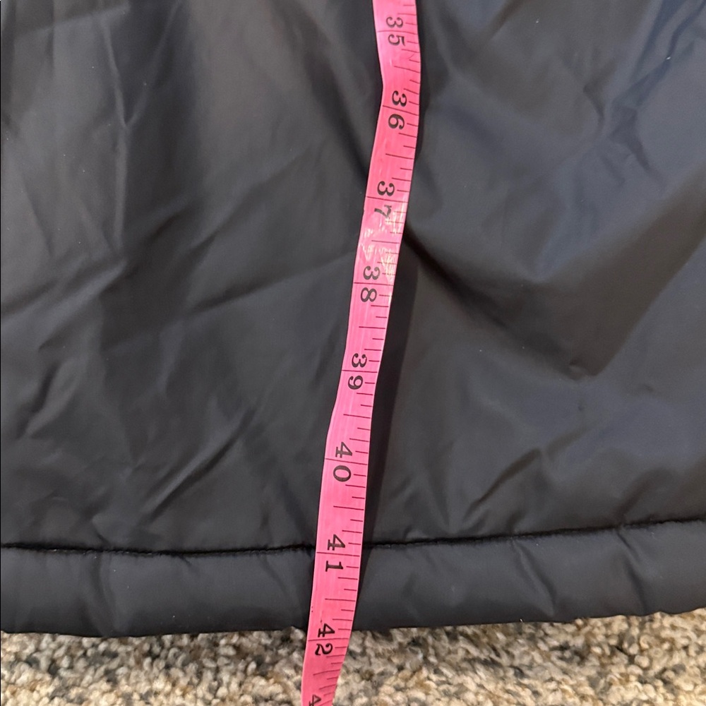 Gap Women's Black Long Nylon Parka large - Picture 12 of 12